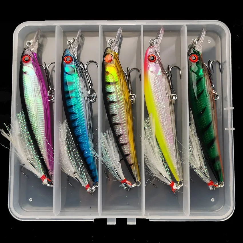 Fishing Lure - 5 adet/kutu lazer 3D gözler biyonik