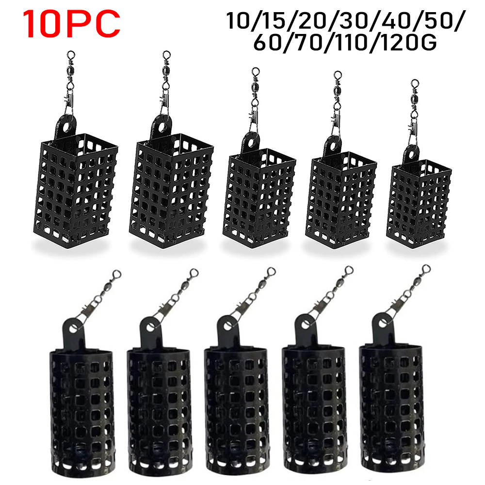 Fishing Equipment Tackle - 10 adet olta takımı besleyici kafesi