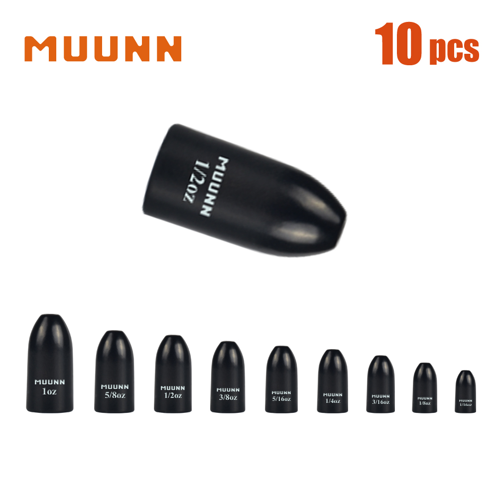 Tungsten Sinkers - MUUNN 10 adet Solucan Ağırlıkları Daha