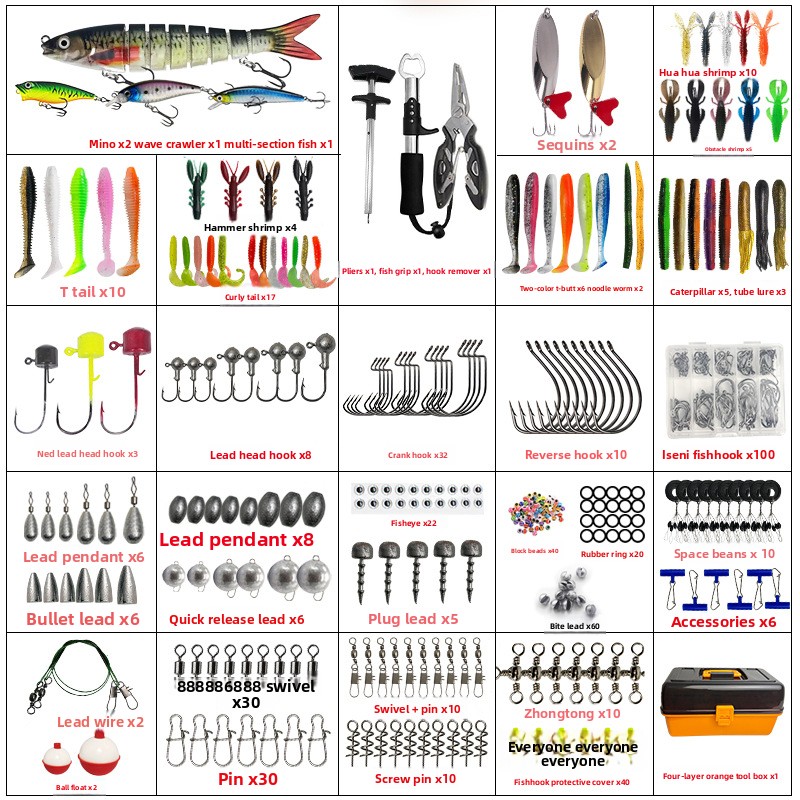 Büyük Dört Katmanlı Açık Hava  - Fishing Lure incelemesi ve fiyatı