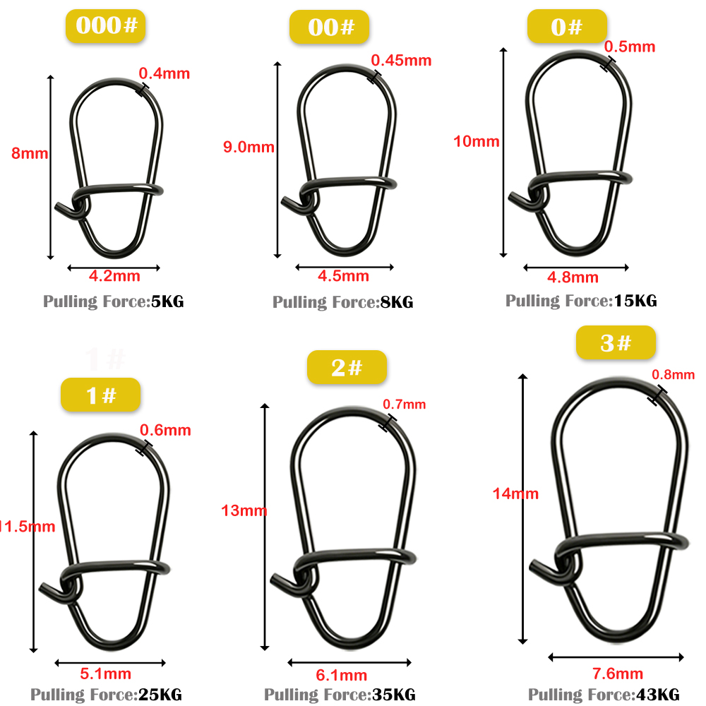 GOBAIT 100 Adet Siyah Paslanma - Fishing Equipment Tackle incelemesi ve fiyatı