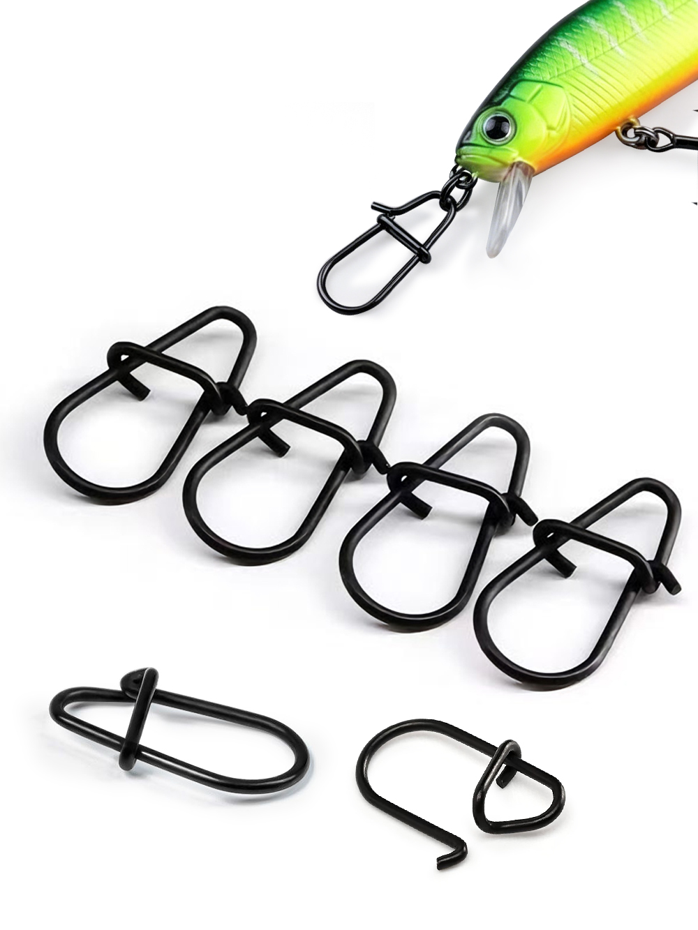 GOBAIT 100 Adet Siyah Paslanma - Fishing Equipment Tackle incelemesi ve fiyatı