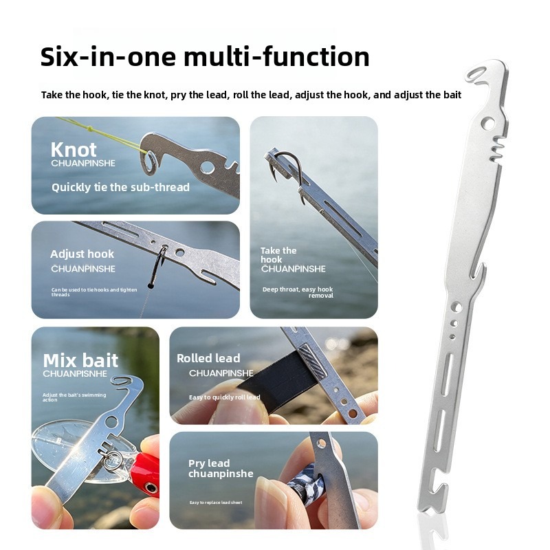 QAJTAO 4 Adet 6'sı 1 Arada Pas - Fishing Equipment Warehouse incelemesi ve fiyatı